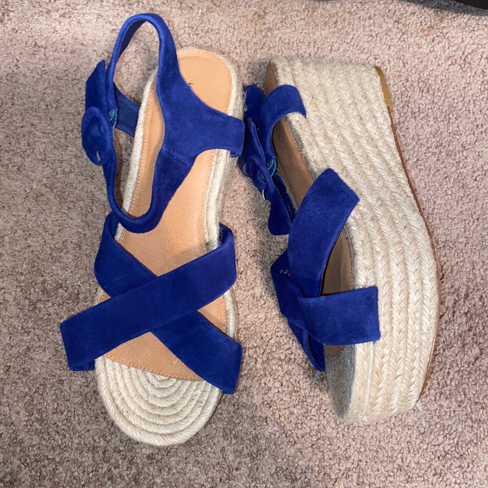 Platform sandals (never worn)
